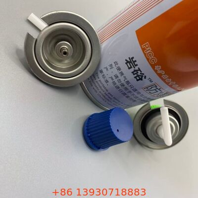 Aerosol Butane Gas Valve with Leak-Proof DNM Nozzle, High-Pressure Tolerance, and Chemical-Resistant Materials for Winter Camping & High-Altitude Cooking