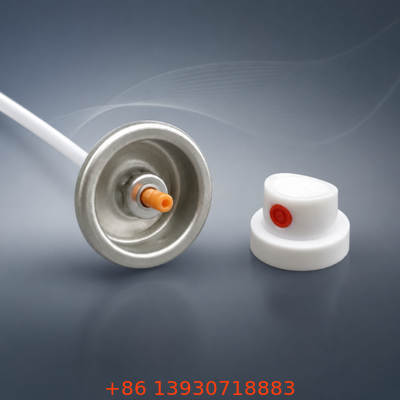 Factory-Finished Male Aerosol Valve with Strong Sealing Performance and UV-Resistant Coating for Paint Packaging