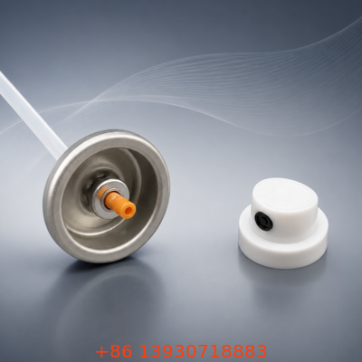 UV-resistant Male Aerosol Valve Set with Color-coordinated Design and Strong Sealing for Premium Spray Packaging