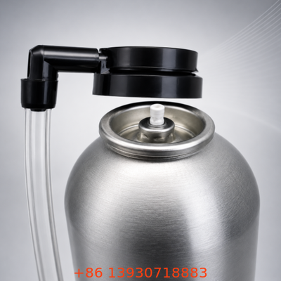 One Inch Corrosion Resistant Tire Inflator Valve with Quick Connect Coupler for Aerosol Inflator Actuator