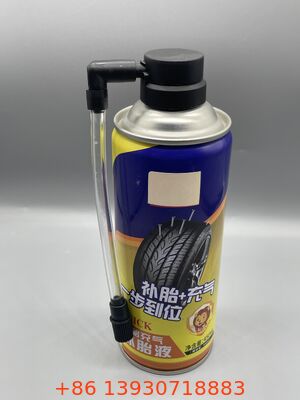 Corrosion-Resistant Brass Tire Inflator Valve with High-Flow Design and Snap-On Connector for Sealant Cans