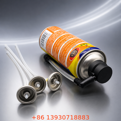 Corrosion-Resistant Brass Tire Inflator Valve with High-Flow Design and Snap-On Connector for Sealant Cans