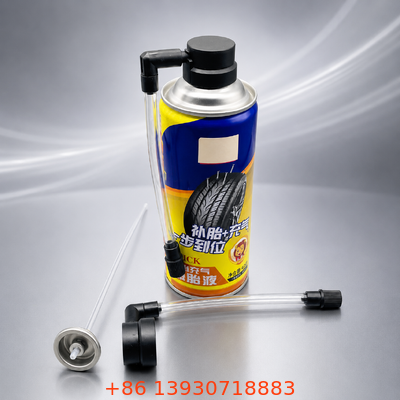 Corrosion-Resistant Brass Tire Inflator Valve with High-Flow Design and Snap-On Connector for Sealant Cans