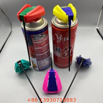 Premium Aerosol Foldable Trigger Cap with Leak-Proof Locking Mechanism and Integrated Extension Tube for Dual-Action Spray