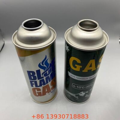 Cassette Gas High Pressure 18-21 Bar Aerosol Empty Tinplate Can 65mm 57mm 