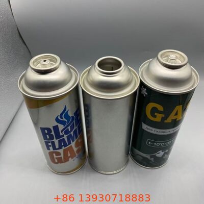 Tinplate 65mm Refillable Butane Gas Canister for Long-Term Fuel Storage Stability