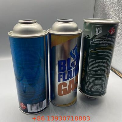 Cassette Gas High Pressure 18-21 Bar Aerosol Empty Tinplate Can 65mm 57mm 