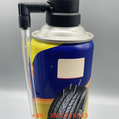 One Inch Aerosol Tire Inflator Valve with Tinplate Construction and OEM Customization for Automotive Care