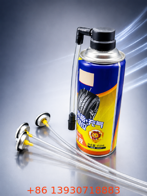 One Inch Aerosol Dispensing Valve and Actuator Assembly with Tinplate Construction and OEM Customization for Tire Repair
