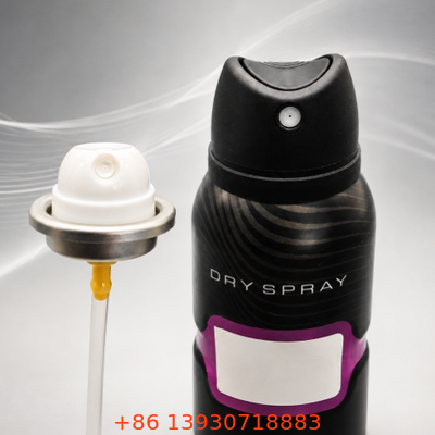 53mm Aerosol Valve for Continuous Mist Dispensing in Unscented Deodorant Body Spray Applications