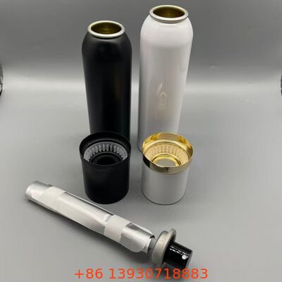 Bag on Valve Aluminum Aerosol Can, Pressurized BOV Canister for Body Spray Cosmetic Packaging