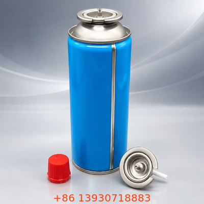 1-Inch Tinplate Butane Gas Valve with Controlled Flow for Butane Refill Systems