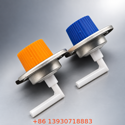 1-Inch Tinplate Butane Gas Valve with Controlled Flow for Butane Refill Systems