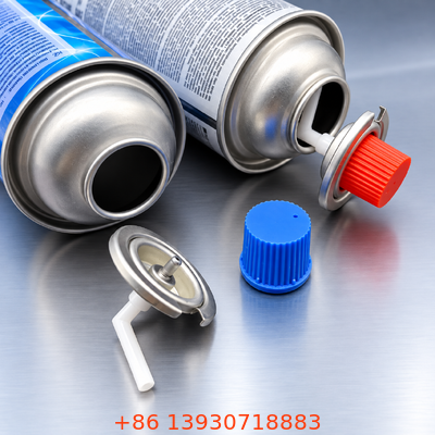 1-Inch Tinplate Butane Gas Valve for Controlled Flow in Butane Refill Systems