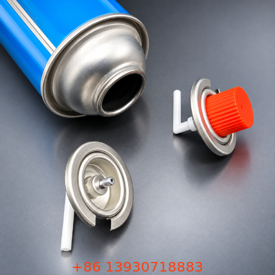 1-Inch Tinplate Butane Gas Valve for Controlled Flow in Butane Refill Systems