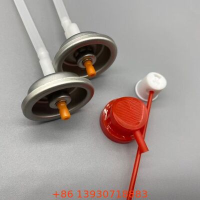 All Direction Spray Valve With Actuator, 360 Degree Omni-Directional Aerosol Valve For Any-Angle Spraying Usage