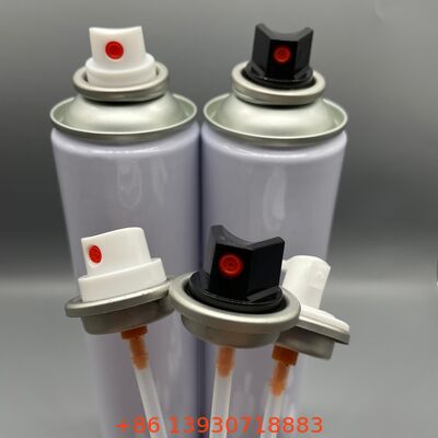 Custom Color Matching Male Aerosol Valve and Actuator with UV-Resistant Painted Surface and Strong Sealing Performance