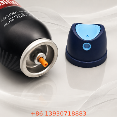 Quick-Dry Leak-Proof Clog-Resistant Deodorant Body Spray Valve with Aerosol Dispensing