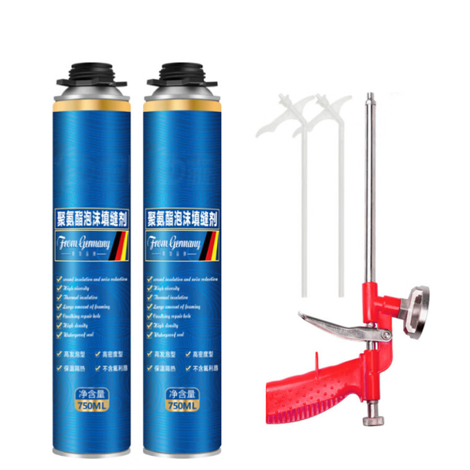 1Inch Gun Type Pu Foam Spray Can Valve With Tube And Cap For